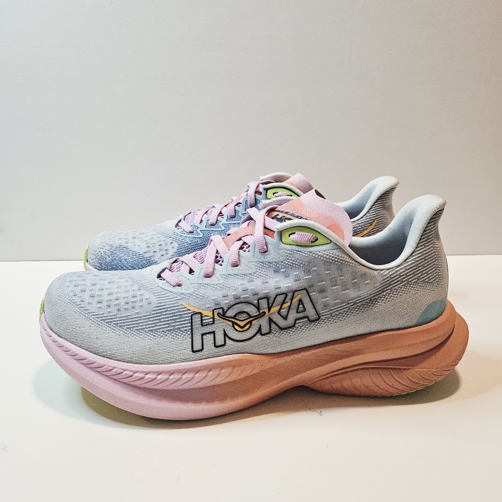 Hoka One One Mach 6 Shoes Wn'S Sz 9.5B Running Lightweight Sneakers 1147810-ISK